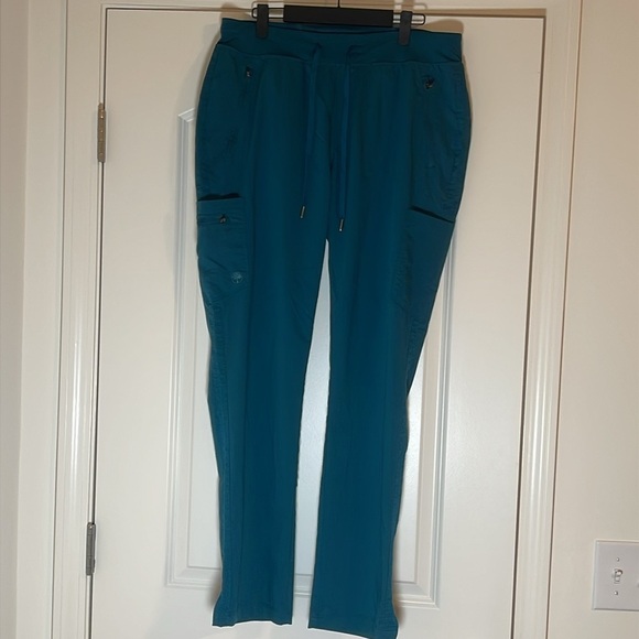 Purple Label Yoga Scrub Pants by healing hands w/Side Pockets Size M - Picture 1 of 8